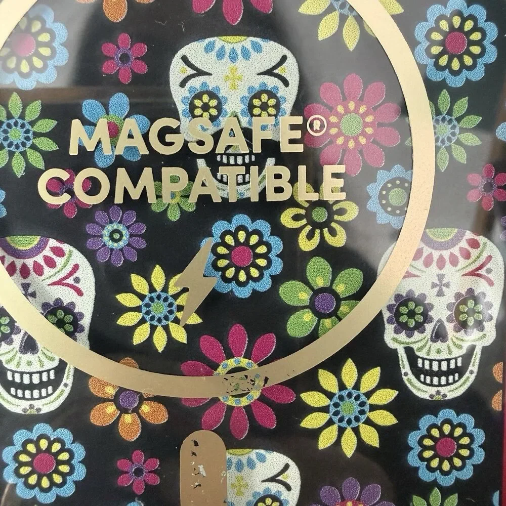 Poppy IPHONE 16 Pro Max Magsafe Dia De Los Muertos Case Skull Apple Phone New